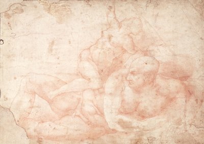 Studie eines männlichen und weiblichen Aktes von Michelangelo Buonarroti